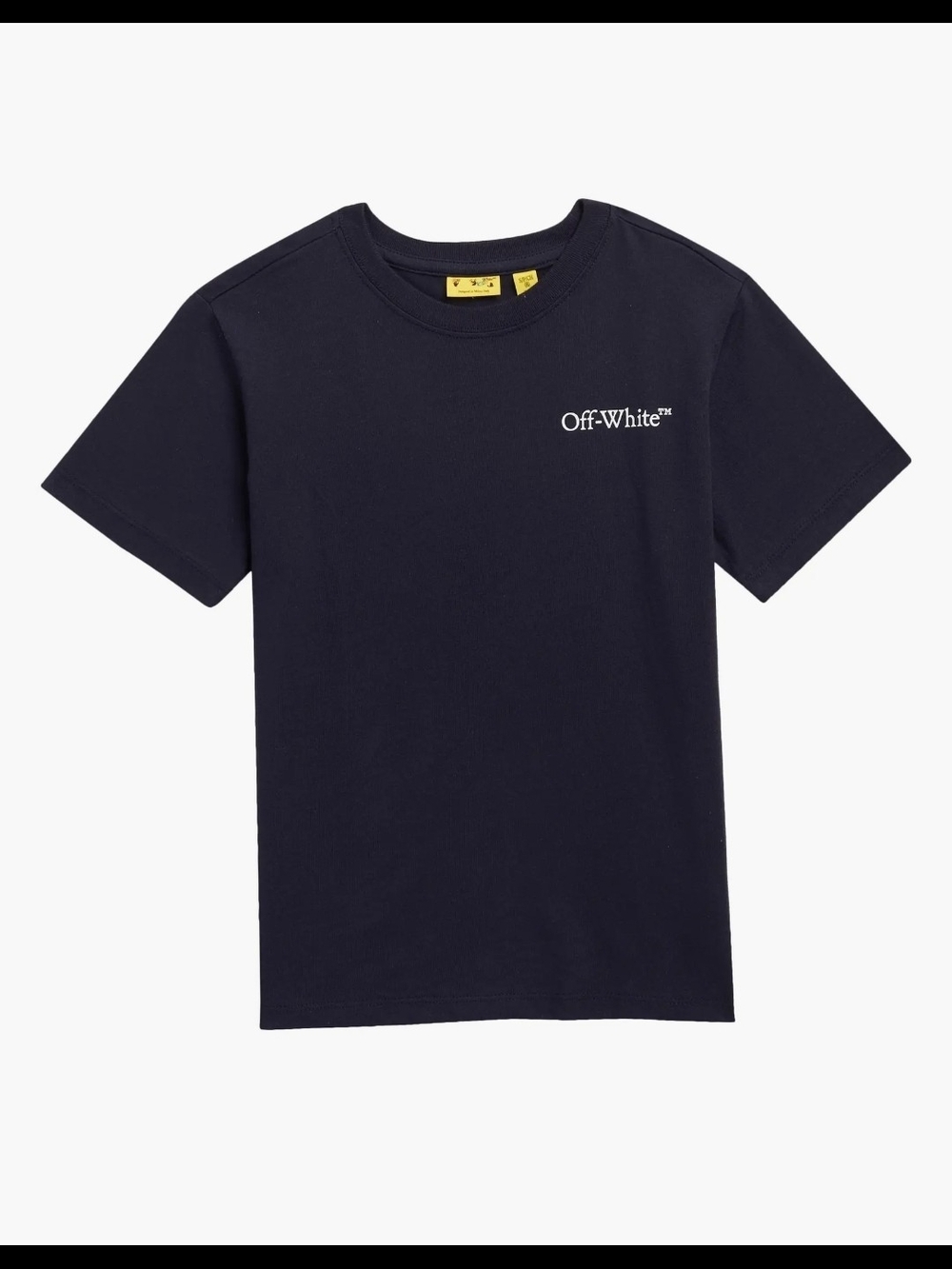 Off-White Navy Crewneck Logo T-Shirt M(10/12)